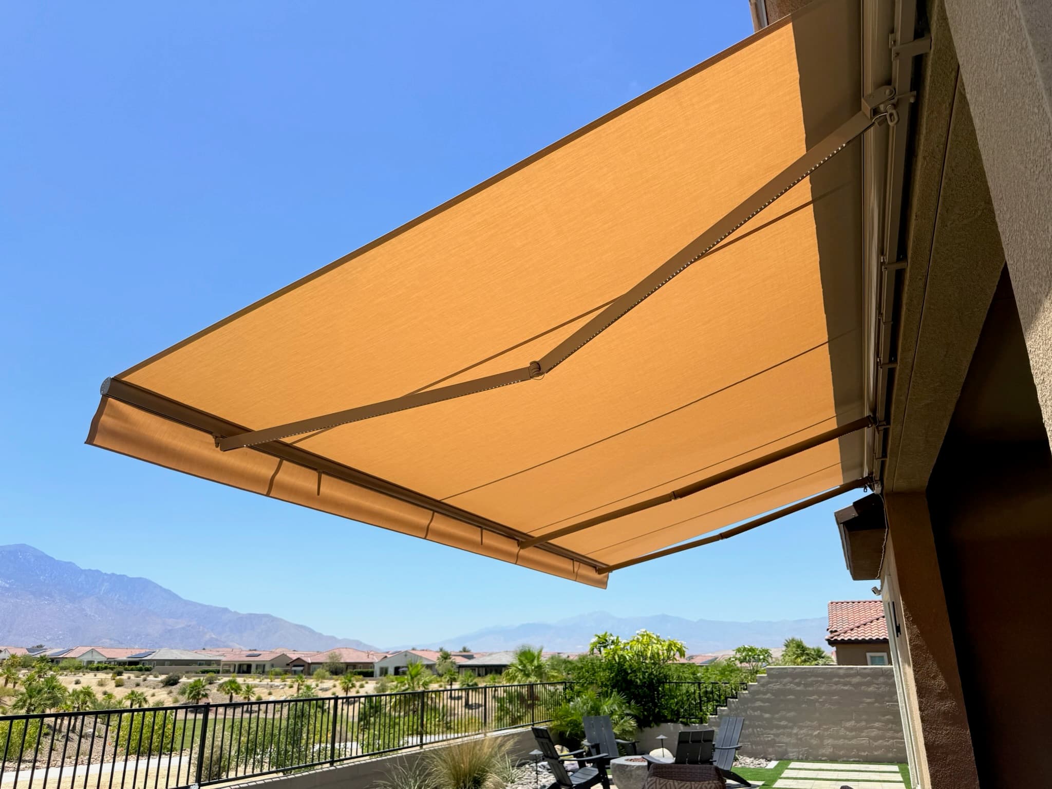 Motorized Retractable Awnings in Palm Desert